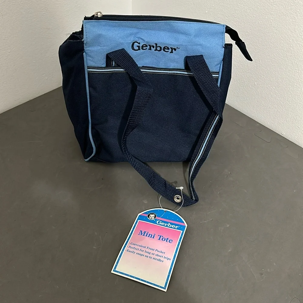 Gerber Mini Cooler Insulated Food and diaper Bag Rare